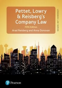 Produktbild: Pettet, Lowry & Reisberg's Company Law