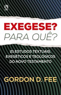 Produktbild: Exegese? Para qu&ecirc;?