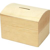 Produktbild: Creativ Company Spardose, Holz, Gr&ouml;&szlig;e 10x8x7 cm