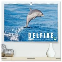 Produktbild: Delfine: Elegante Wellenreiter (hochwertiger Premium Wandkalender 2027 DIN A2 quer), Kunstdruck in Hochglanz