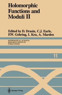 Produktbild: Holomorphic Functions and Moduli II