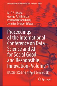 Produktbild: Proceedings of the International Conference on Data Science and AI for Social Good and Responsible Innovation- Volume 1