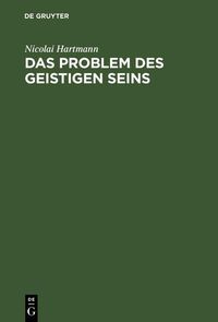 Produktbild: Das Problem des geistigen Seins