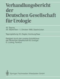 Produktbild: 40. Tagung, 28. September&ndash;1. Oktober 1988, Saarbr&uuml;cken