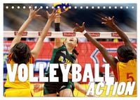 Produktbild: Volleyball Action (Tischkalender 2026 DIN A5 quer), CALVENDO Monatskalender