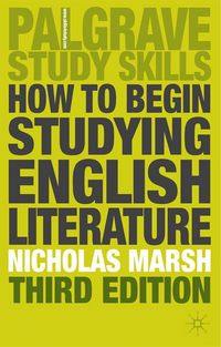 Produktbild: Marsh, N: How to Begin Studying English Literature