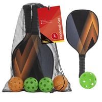 Produktbild: Idena Pickleball Set 2 Schl&auml;ger/4 B&auml;lle 6 Teile