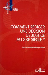 Produktbild: Comment Rediger une Decision de Justice au Xxie Siecle ?