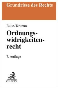 Produktbild: Ordnungswidrigkeitenrecht