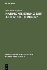 Produktbild: Harmonisierung der Alterssicherung?