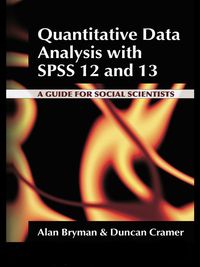 Produktbild: Quantitative Data Analysis with SPSS 12 and 13
