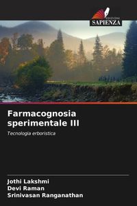 Produktbild: Farmacognosia sperimentale III