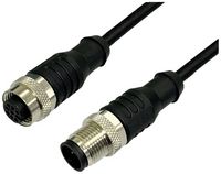 Produktbild: BKL Electronic 2702038 Sensor-Aktor-Verl&auml;ngerungsleitung M12 Stecker gerade auf Kupplung gerade 2 m Polzahl Sensoren: 4 1 St.