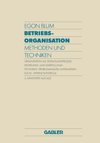 Produktbild: Betriebsorganisation