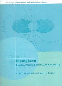 Produktbild: Ionospheres: Physics, Plasma Physics, and Chemistry