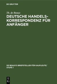 Produktbild: Deutsche Handelskorrespondenz f&uuml;r Anf&auml;nger