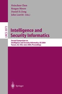 Produktbild: Intelligence and Security Informatics
