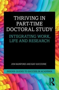 Produktbild: Thriving in Part-Time Doctoral Study