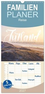 Produktbild: Familienplaner 2027 - Jutland - D&auml;nemarks Nordseek&uuml;ste mit 5 Spalten (Wandkalender, 21 x 45 cm) CALVENDO