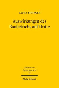 Produktbild: Auswirkungen des Baubetriebs auf Dritte