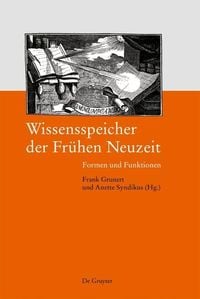 Produktbild: Wissensspeicher der Fr&uuml;hen Neuzeit