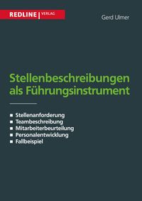 Produktbild: Stellenbeschreibung als F&uuml;hrungsinstrument