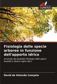 Produktbild: Fisiologia delle specie arboree in funzione dell'apporto idrico