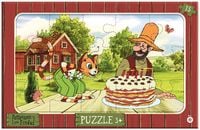 Produktbild: Tr&ouml;tsch Rahmenpuzzle Pettersson und Findus 15-teilig