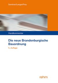 Produktbild: Die neue Brandenburgische Bauordnung