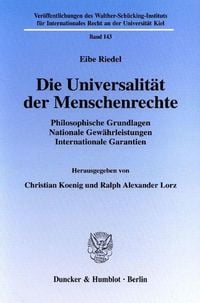 Produktbild: Die Universalit&auml;t der Menschenrechte.