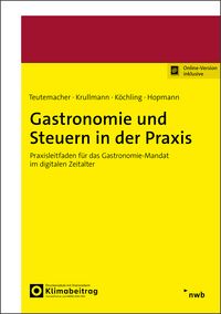 Produktbild: Gastronomie und Steuern in der Praxis
