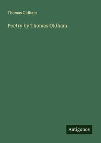 Produktbild: Poetry by Thomas Oldham