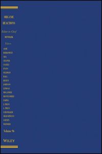Produktbild: Organic Reactions, Volume 96