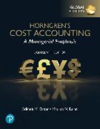 Produktbild: Horngren's Cost Accounting, Global Edition + MyLab Accounting with Pearson eText