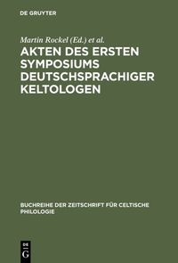 Produktbild: Akten des ersten Symposiums deutschsprachiger Keltologen