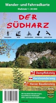 Produktbild: Südharz Wander- und Fahrradkarte