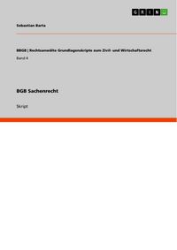 Produktbild: BGB Sachenrecht