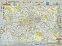 Produktbild: Berliner Wahrzeichenplan