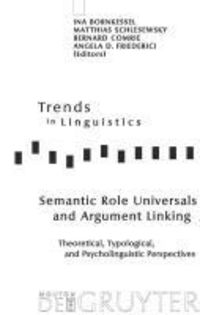 Produktbild: Semantic Role Universals and Argument Linking