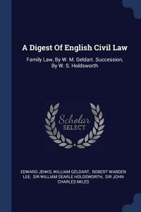 Produktbild: A Digest Of English Civil Law