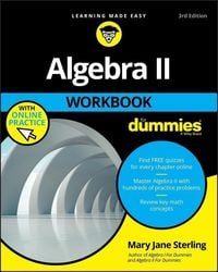 Produktbild: Algebra II Workbook For Dummies