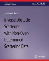 Produktbild: Inverse Obstacle Scattering with Non-Over-Determined Scattering Data