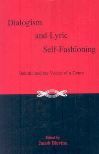 Produktbild: Dialogism And Lyric Self-Fashioning