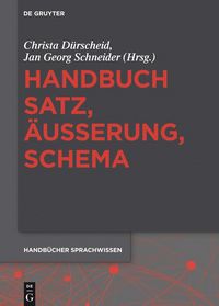 Produktbild: Handbuch Satz, &Auml;u&szlig;erung, Schema