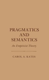 Produktbild: Pragmatics and Semantics