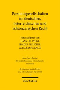 Produktbild: Personengesellschaften im deutschen, &ouml;sterreichischen und schweizerischen Recht