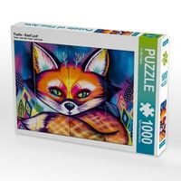 Produktbild: CALVENDO Puzzle Fuchs - Konf Leaf | 1000 Teile Lege-Gr&ouml;&szlig;e 64x48cm Foto-Puzzle f&uuml;r gl&uuml;ckliche Stunden