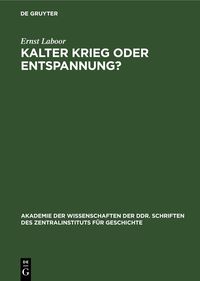 Produktbild: Kalter Krieg oder Entspannung?