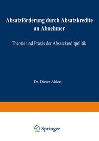 Produktbild: Absatzf&ouml;rderung durch Absatzkredite an Abnehmer
