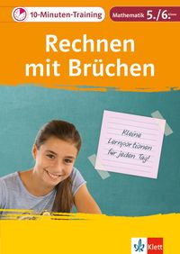 Produktbild: 10-Minuten-Training Rechnen mit Br&uuml;chen. Mathematik 5./6. Klasse